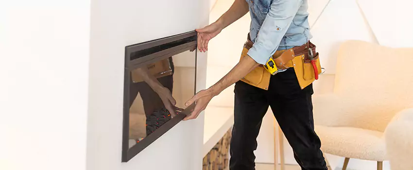 Metal Fireplace Installation in Madison, Mississippi
