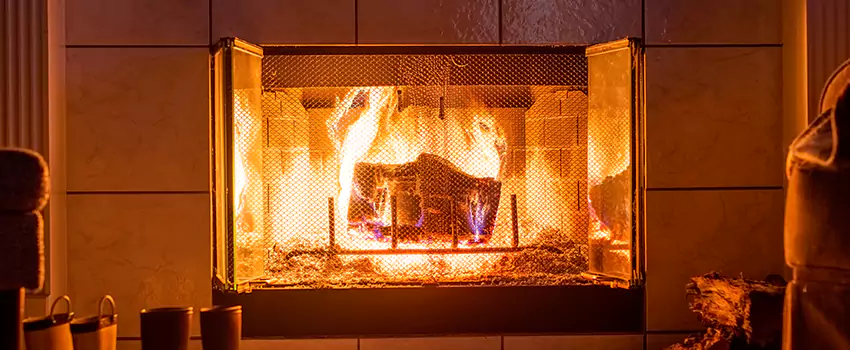 Mendota Hearth Landscape Fireplace Installation in Madison, Mississippi