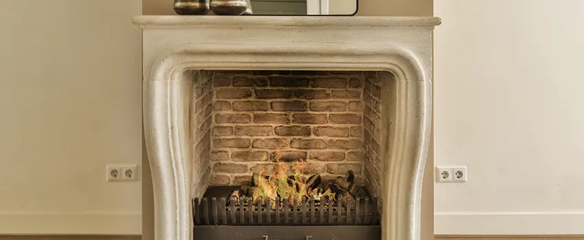 Vintage-style Fireplace Redesign in Madison, Mississippi