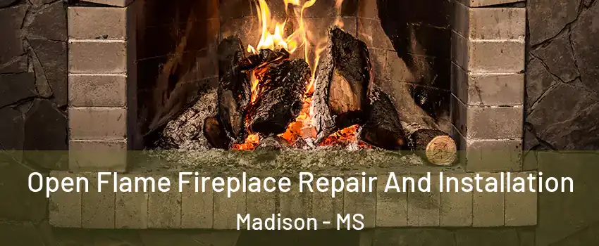  Open Flame Fireplace Repair And Installation Madison - MS